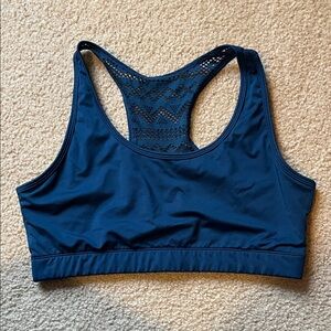 ZYIA Deep Blue Bomber Bra